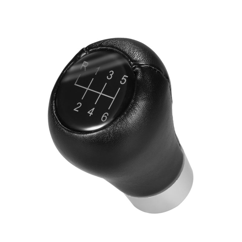 Manual Car Gear Shift Knob: 6-speed Black - Easy Installation Direct Replacement No Modification Required, Durable Bright Color, Improves Vehicle Style for BMW 3 5 6 Series E30 E34 E36 E38 E39 E46 E60 - Image 1