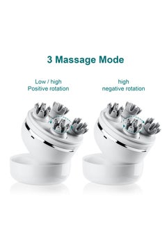 Electric Scalp Massager, Portable Handheld Hair Massager with 4 Removable Heads, Waterproof Head Massager with Mutlti-Modes Vibration for Hair Growth, Pressure Release - pzsku/ZF302097A4E590EE4F934Z/45/_/1711509725/197ed3ea-2546-45d0-a5d4-984e12600ecd