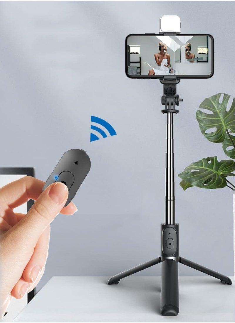 TYCOM Selfie Stick Gimbal Stabilizer 360 Rotation Tripod With Wireless Remote Portable Phone Holder Auto Balance 1 Axis Gimbal for Smartphones Tiktok Vlog Youtuber Live Video Record  - Image 5