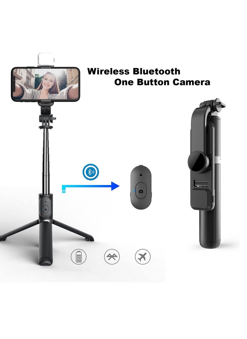 TYCOM Selfie Stick Gimbal Stabilizer 360 Rotation Tripod With Wireless Remote Portable Phone Holder Auto Balance 1 Axis Gimbal for Smartphones Tiktok Vlog Youtuber Live Video Record  - Image 2