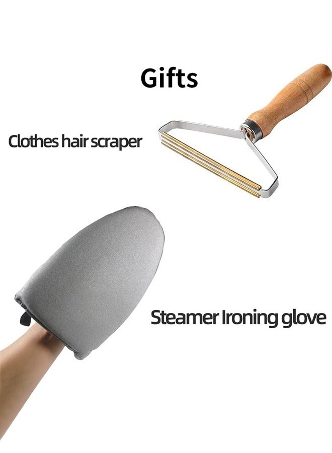 XiuWoo 3 PACK Garment hanger for steaming clothes with Ironing Gloves, Steam rack for clothes - Image 2