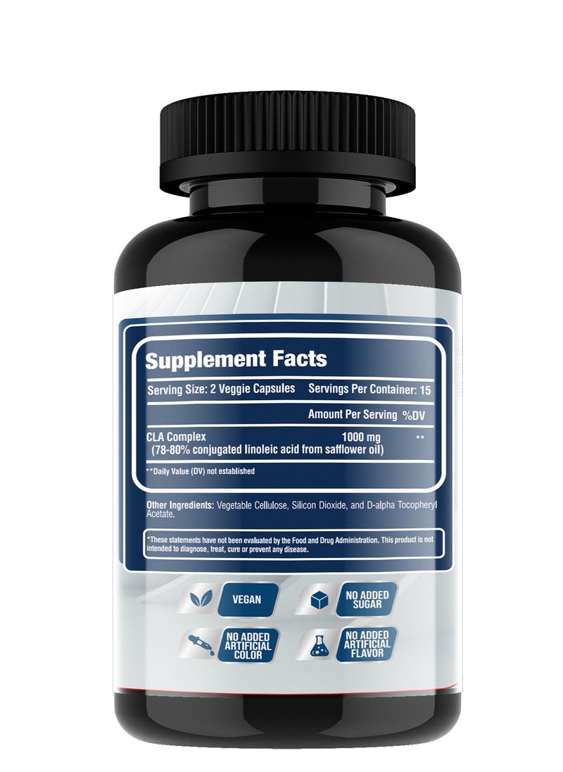 OptiTect Cla 1000 Plant Based Supports Metabolic Activity, 30 Vegan Liquid Capsules, 1000 Mg  - Image 2