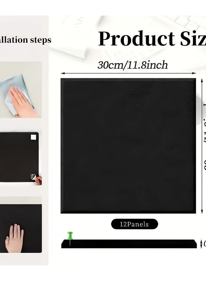 3pcs Silvery Grey Cork Felt Wall Tiles Push Pin Bulletin Boards Damage Free Installation - Image 4