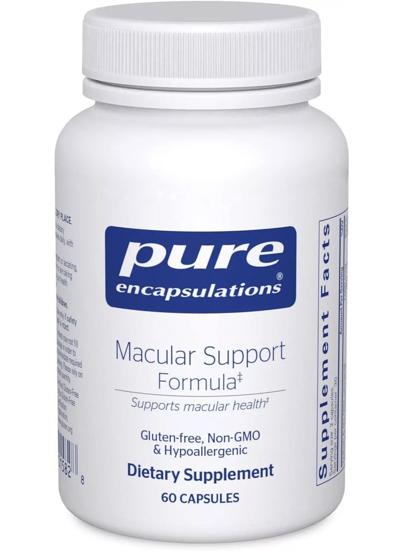 Pure Encapsulations Macular Support Formula* 60 Capsules - Image 1