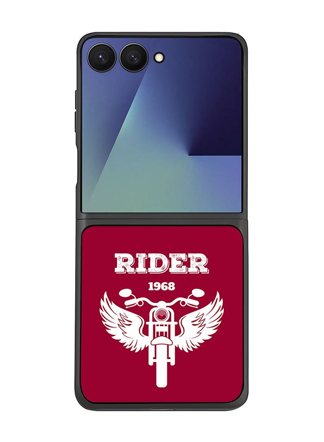 Stylizedd For Samsung Galaxy Z Flip7 Case,Slim fit Camera Protection, Shockproof Thin Phone cover  - Rider 1968