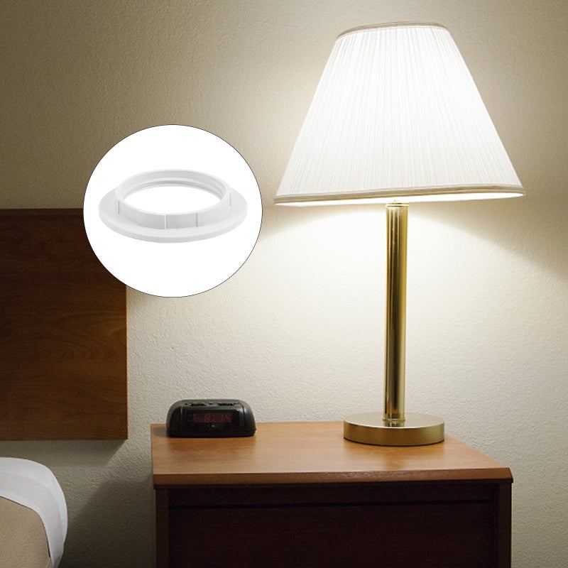 Lamp Shade Adapter Ring, Durable Plastic for E27 Lampshades, Easy Installation - Image 3