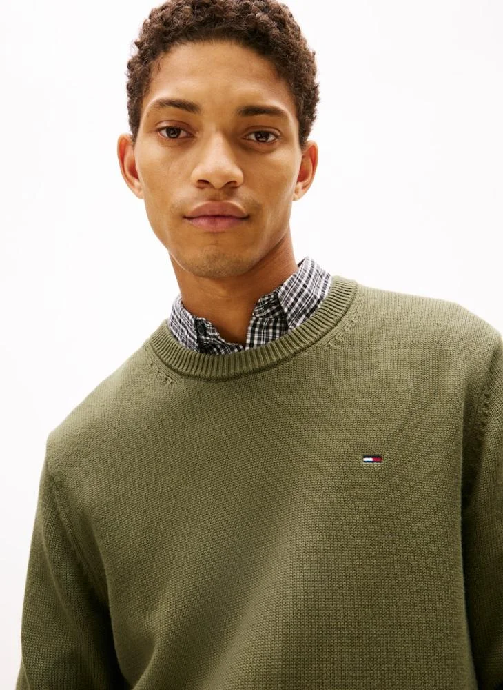 TOMMY JEANS  Essential Crew Neck Sweaters for Men | Best Price UAE