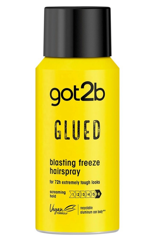 Got2b Glued Blasting Freeze Hairspray – 72h Extreme Hold 100ml