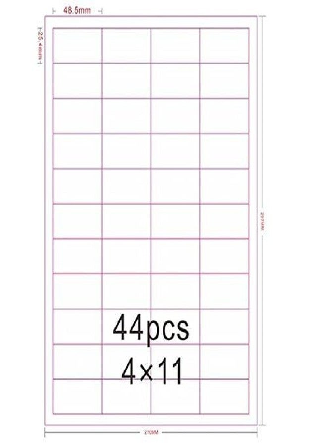 BESTeck_Amazon FBA Label 44-up Labels 48.5x25.4mm on A4 White Self Adhesive Shipping Mailing Stickers for Laser/Inkjet Printer, Amazon FBA Barcode Stickers (100 Sheets) - Image 3