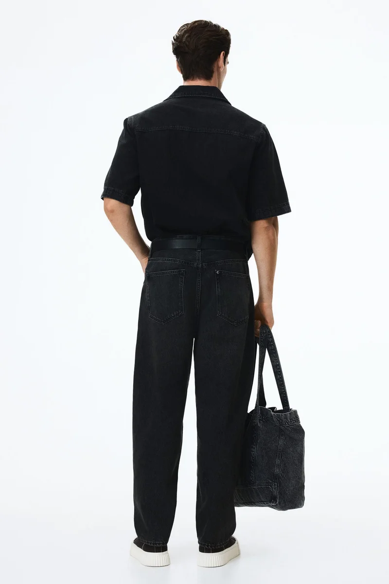 H&M  Barrel Loose Jeans for Men | Best Price UAE