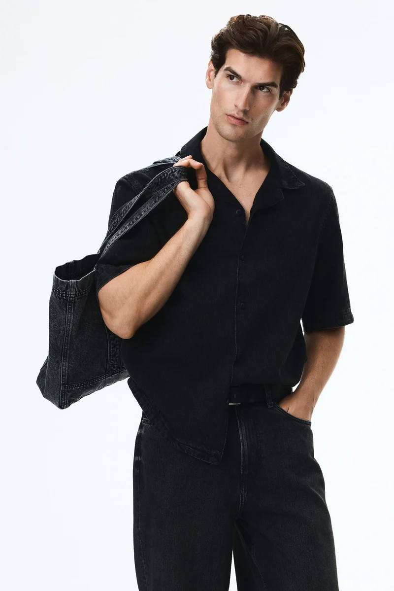 H&M  Barrel Loose Jeans for Men | Best Price UAE