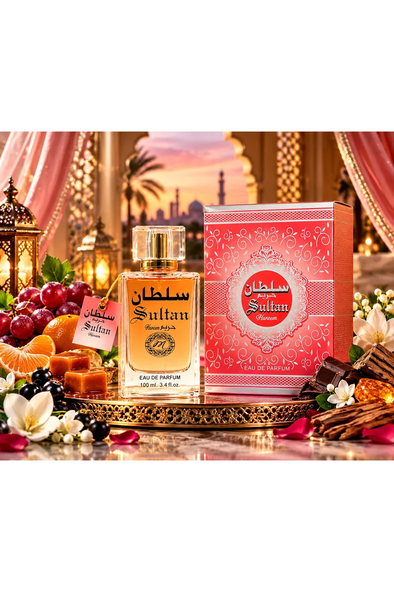 محبوب للعطور Sultan Hareem Eau De Parfum 100ml | Rich & Elegant Arabian Fragrance