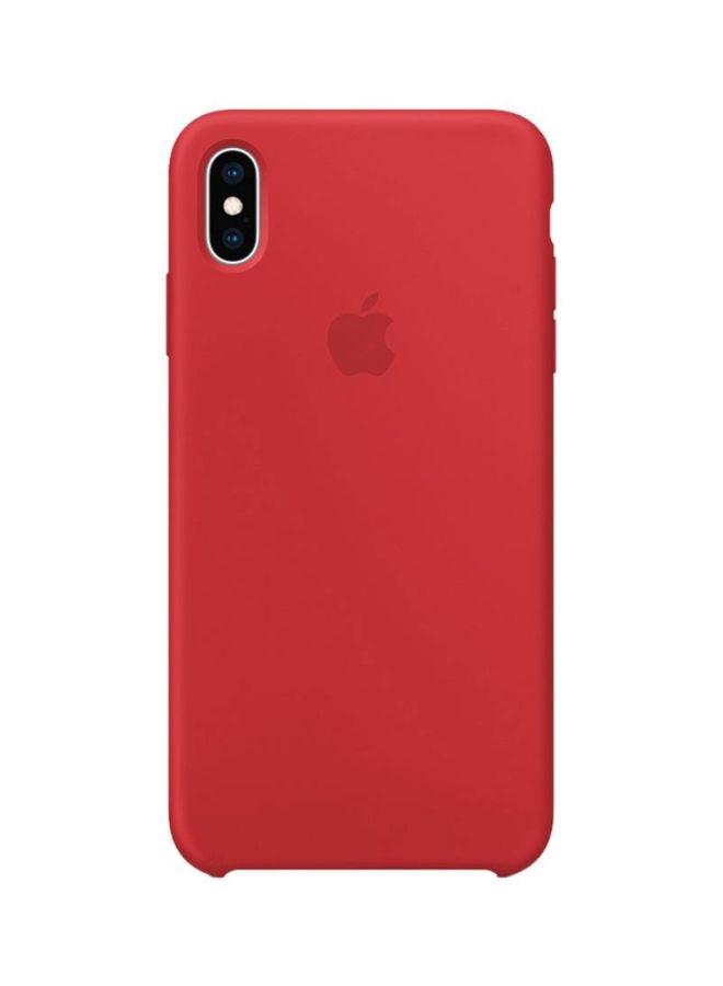 ابل  غطاء حماية واقٍ من السيليكون لهاتف أبل آيفون XS ماكس أحمر - Image 2