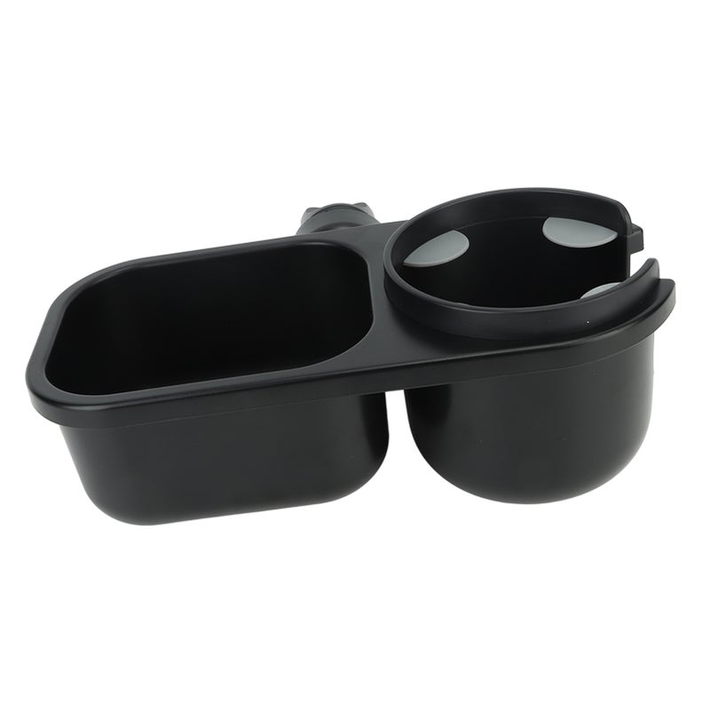 2 In 1 Stroller Snack Holder Universal Stroller Snack Catcher for Children Travel Daily Life Black - Image 3