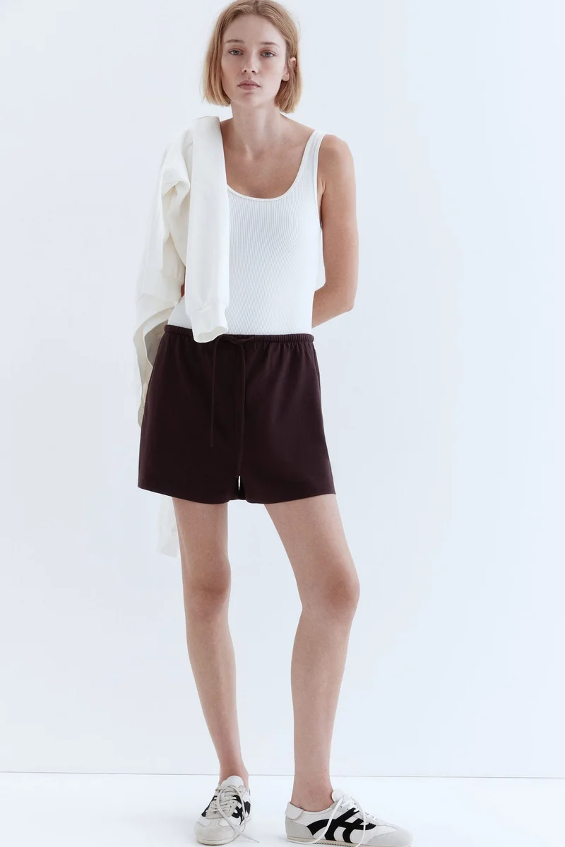 H&M Cotton drawstring shorts