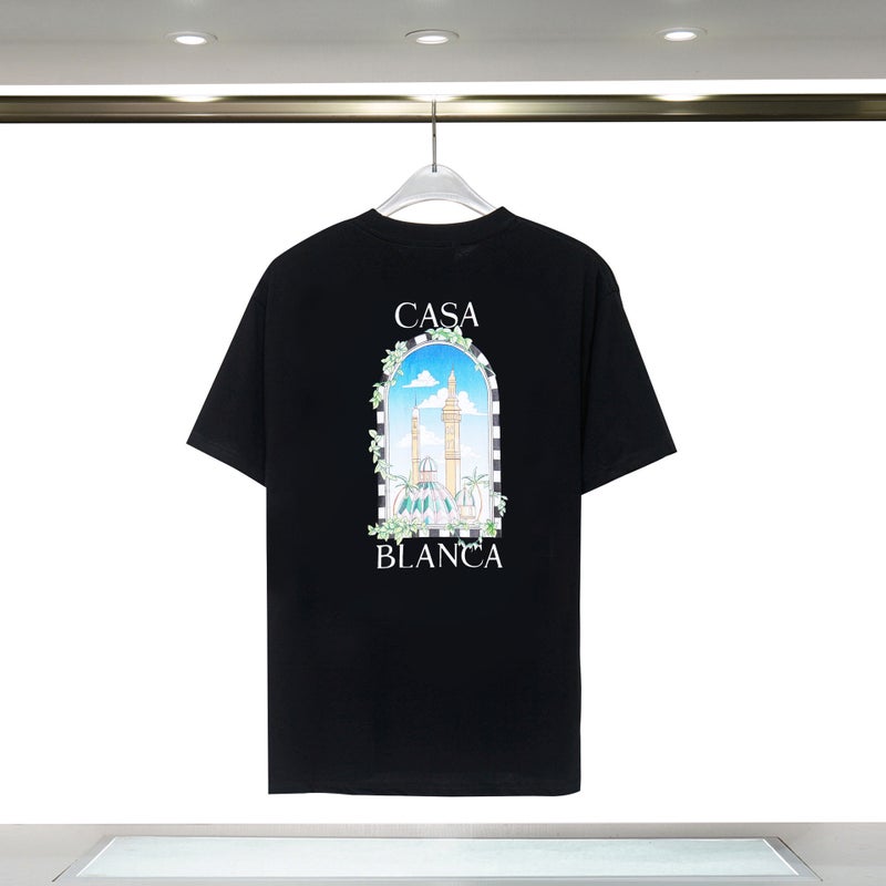 Casablanca Cotton Letter Print Tee Unisex 15 (digital printing) - Image 4