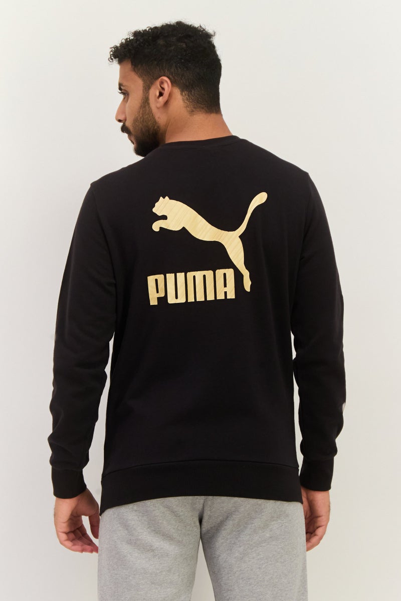 PUMA Men Sportswear Fit Training Sweatshirts, Black  - Image 3