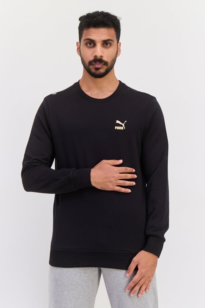 PUMA Men Sportswear Fit Training Sweatshirts, Black  - Image 1