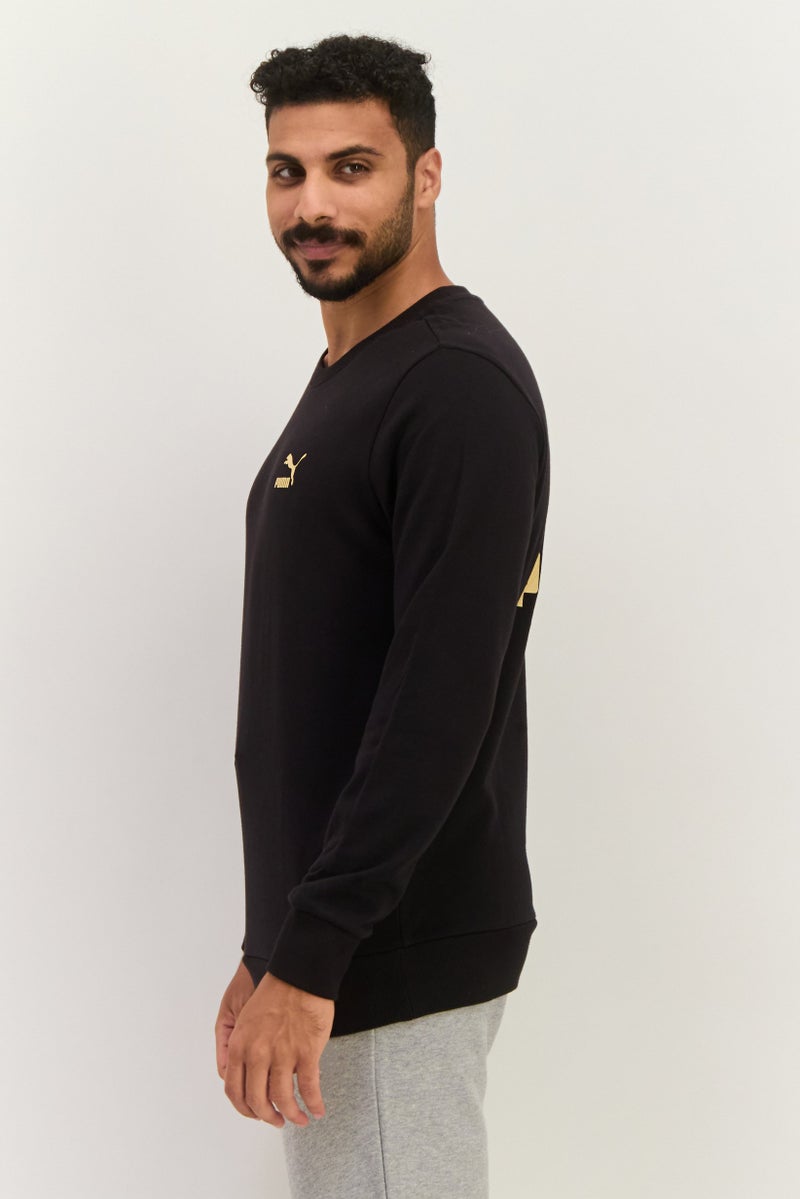 PUMA Men Sportswear Fit Training Sweatshirts, Black  - Image 2