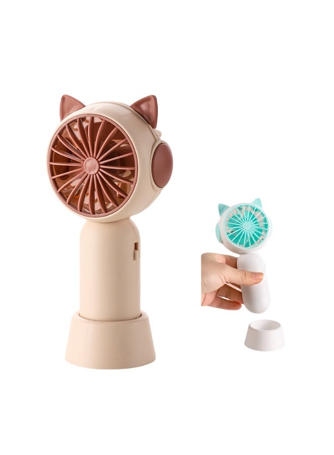 Nariele New Portable Mini USB Charging Handheld Fan Desktop Stand