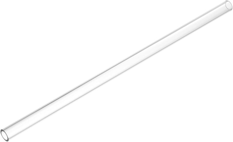 uxcell Clear Rigid Tubing 9mm(0.35") ID x 13mm(1/2") OD x 1Ft Length Round Plastic Polycarbonate Tube - Image 1