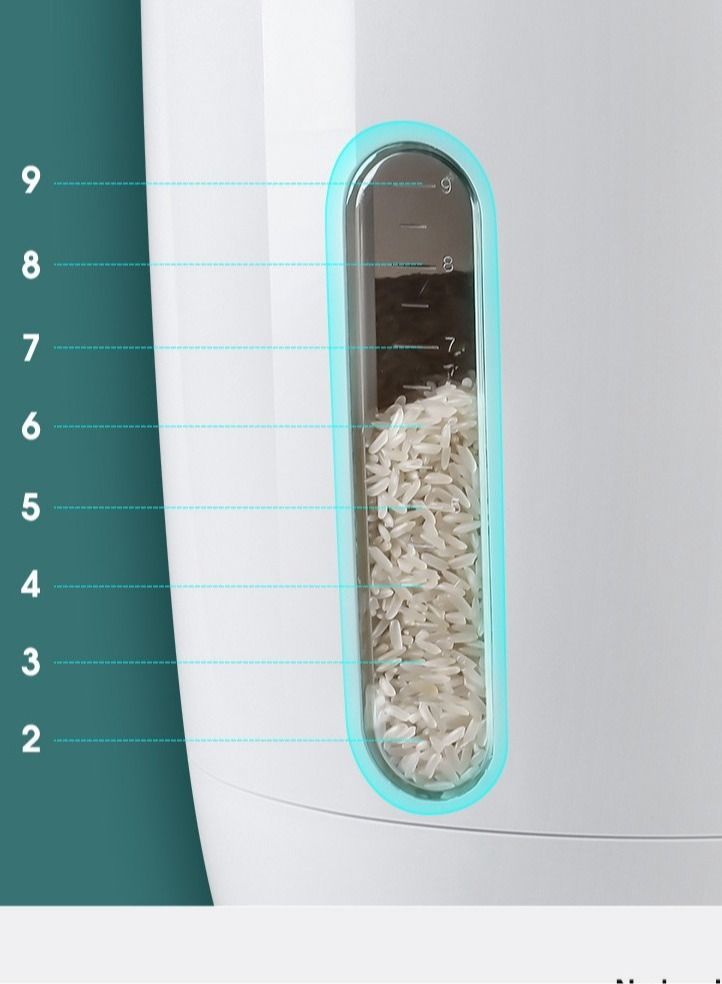 EMZJ Sealed Rice Bucket Grain Dispenser Storage Box Dry Food Container Kitchen Moisture-Proof Barrel XQ-013 - Image 4