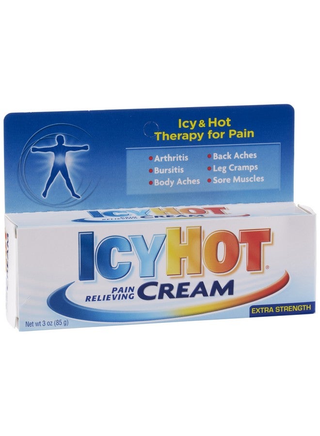 Icy Hot Pain Relieving Cream, Extra Strength, 3 Oz - Image 2