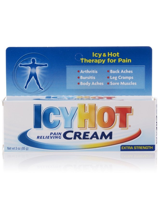 Icy Hot Pain Relieving Cream, Extra Strength, 3 Oz - Image 1