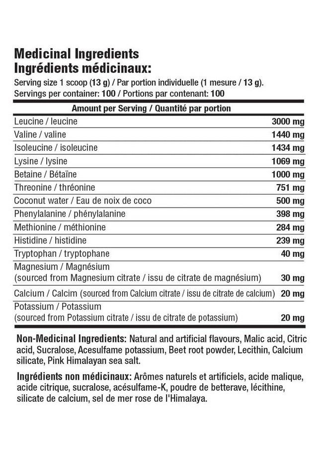 Mammoth - Eaa9 Performance Eaa + Bcaa Formula Full Spectrum Eaas 6G Bcaa Blend High Leucine For Muscle Recovery Sugar Free Zero Calorie 30 Servings (Candy Peach) - Image 1