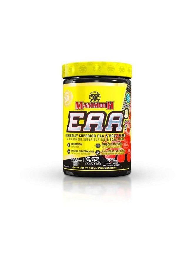 Mammoth - Eaa9 Performance Eaa + Bcaa Formula Full Spectrum Eaas 6G Bcaa Blend High Leucine For Muscle Recovery Sugar Free Zero Calorie 30 Servings (Candy Peach) - Image 1