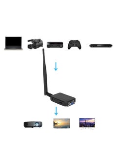 Thoraya NC-812-16HV Wireless Mirascreen VGA HDMI Dual Port Receiver Miracast  - Image 4