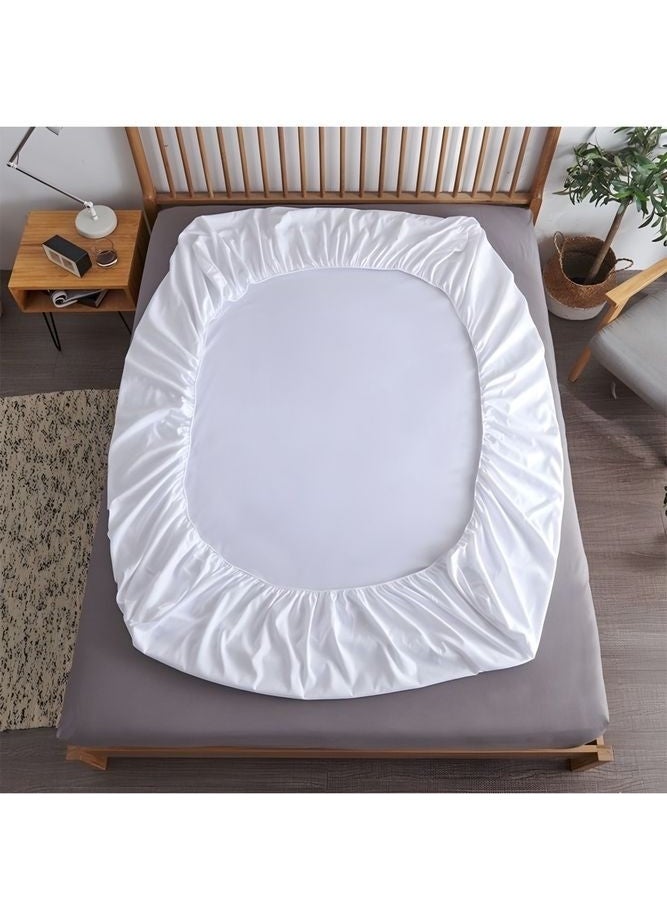 Metinev - Double Shiny Cotton Satin Sheets Elastic - Image 1