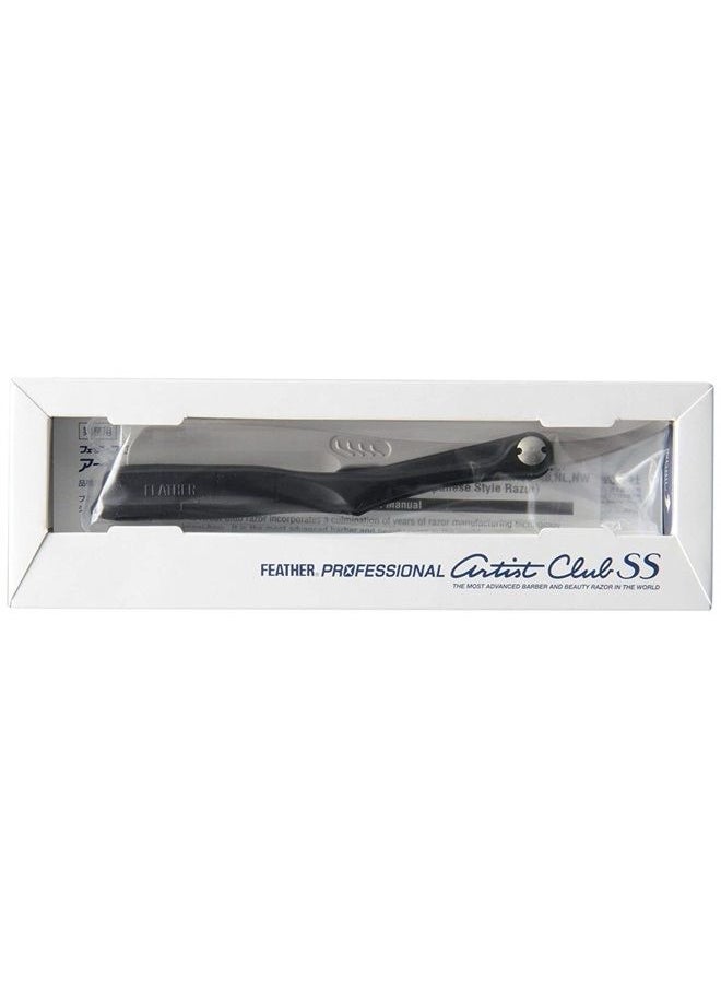 Feather - Artist Club Black SS Folding Handle Razor - Image 1