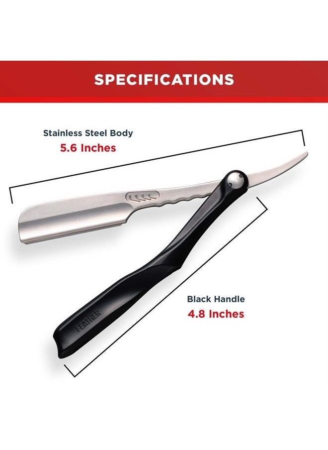 Feather - Artist Club Black SS Folding Handle Razor - Image 1
