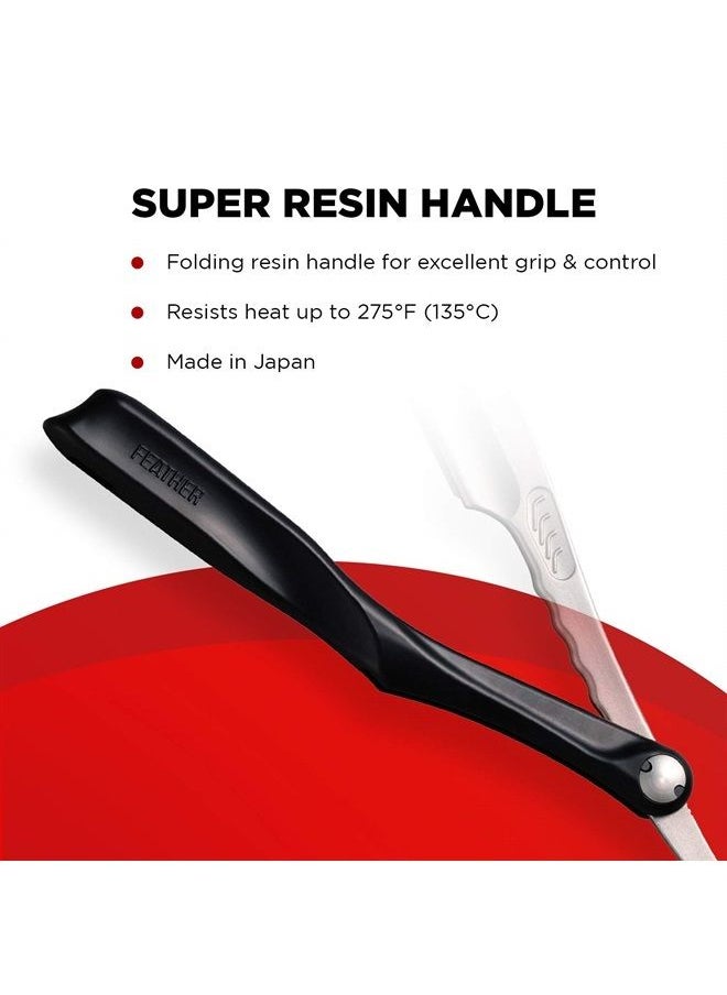 Feather - Artist Club Black SS Folding Handle Razor - Image 1