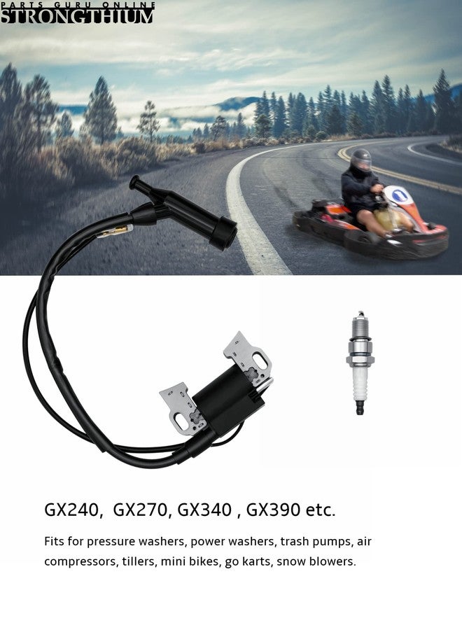 STRONGTHIUM Ignition Coil + Spark Plug for Honda GX240 GX270 GX340 GX390 Predator 301cc 420cc 8.0 9.0 11.0 13.0 Hp Engines - Image 4