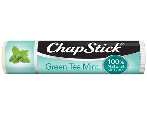ChapStick 100 Natural Lip Butter Green Tea Mint 015 oz Pack of 6