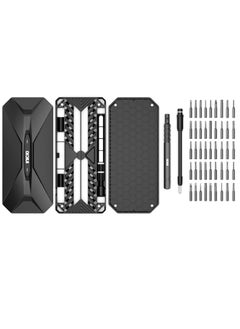 INICIO INICIO 50 in 1 Multi Function Precision Screwdriver Tool Kit With 48 Deep Hole S2 Bits Extension Rod For Electronics Repair of iPhone MacBook Mobile Laptop Tablet Display Black Aluminum Alloy  - Image 1