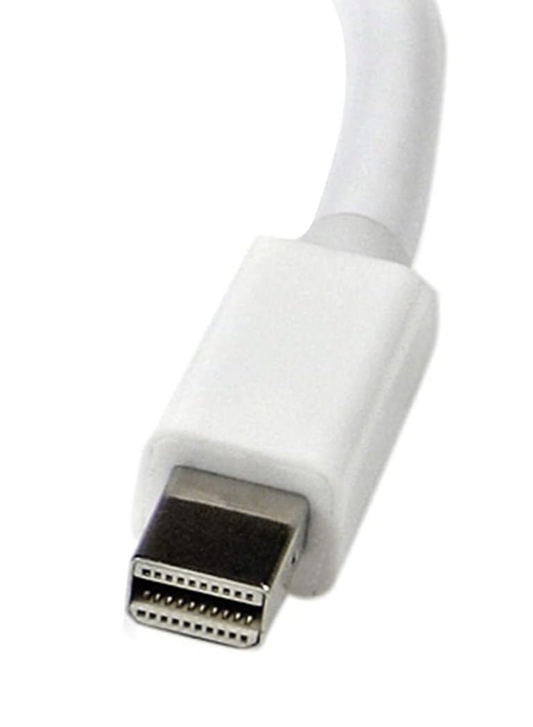 FUJISHKA Mini DisplayPort to VGA Adapter – White – 1080p – Thunderbolt to VGA Monitor Adapter – Mini DP to VGA Converter  - Image 3