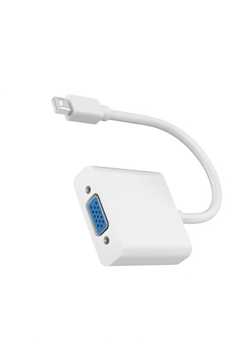FUJISHKA Mini DisplayPort to VGA Adapter – white – 1080p – Mini DP to VGA Converter - Image 3