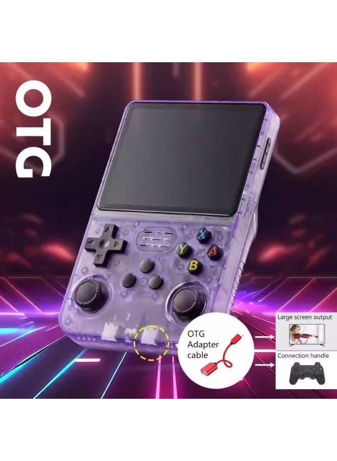 Generic - R36S Open Source Handheld Game Machine Portable Retro Arcade 20000 Built-in Nostalgic Game Handheld-Product Color:Black Black-Model:R36S【128GB】 - Image 1
