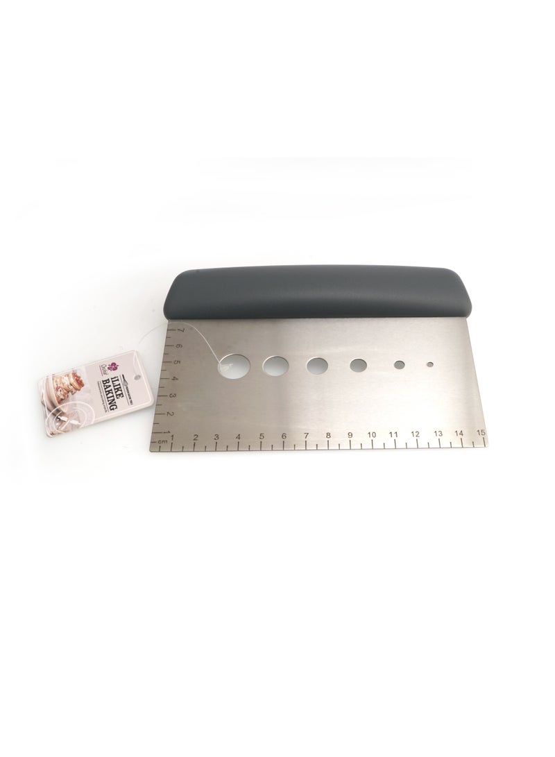 ORCHID STAINLESS STEEL DOUGH CUTTER GREY - Image 2