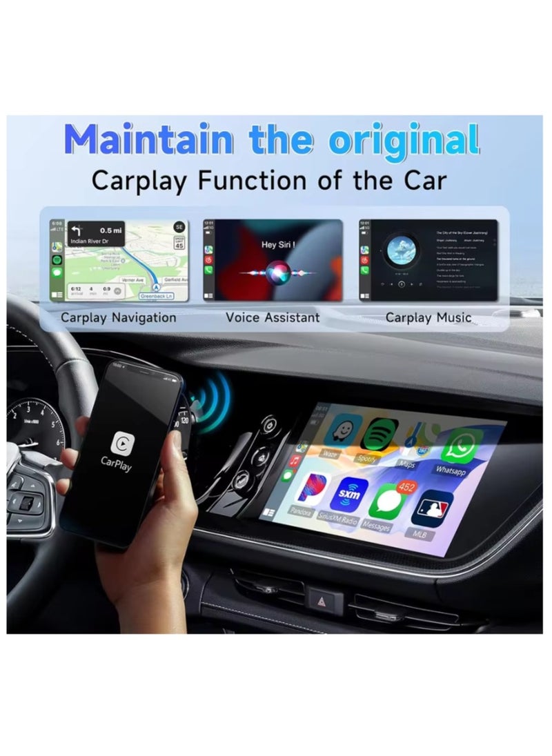 2 In 1 Mini Carplay Wireless Adapter Seamless Integration Android Auto For Apple USB Type-C Dongle In Universal Car