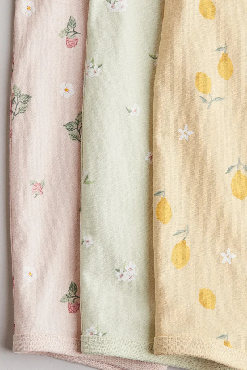 H&M 3-pack cotton pyjamas