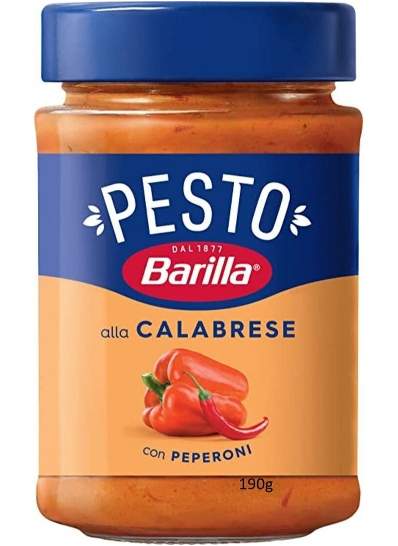 Barilla - Pesto Alla Calabrese Con Peperoni 190g - Image 1