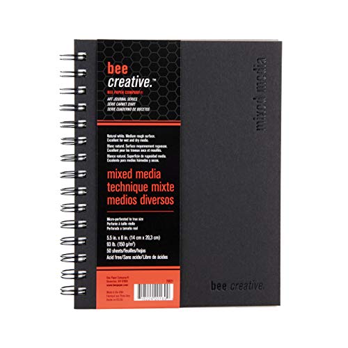 Bee Paper Company Bee Paper - 5.5" x 8" Creative Mixed Media Art Journal - Image 1