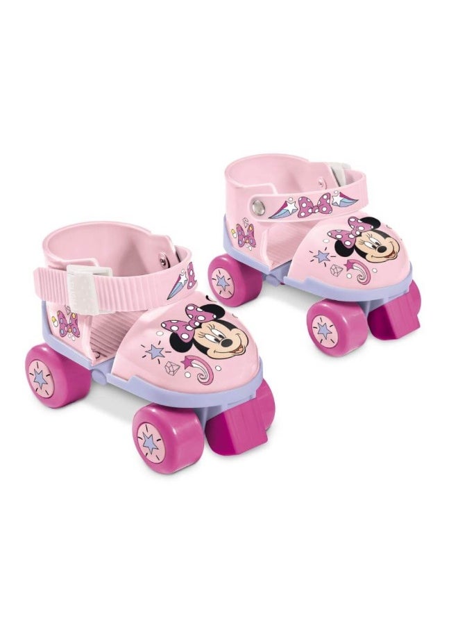 MONDO - Mondo Disney Minnie Mouse 4-Wheels Roller Skates with Knee Pads - Image 1