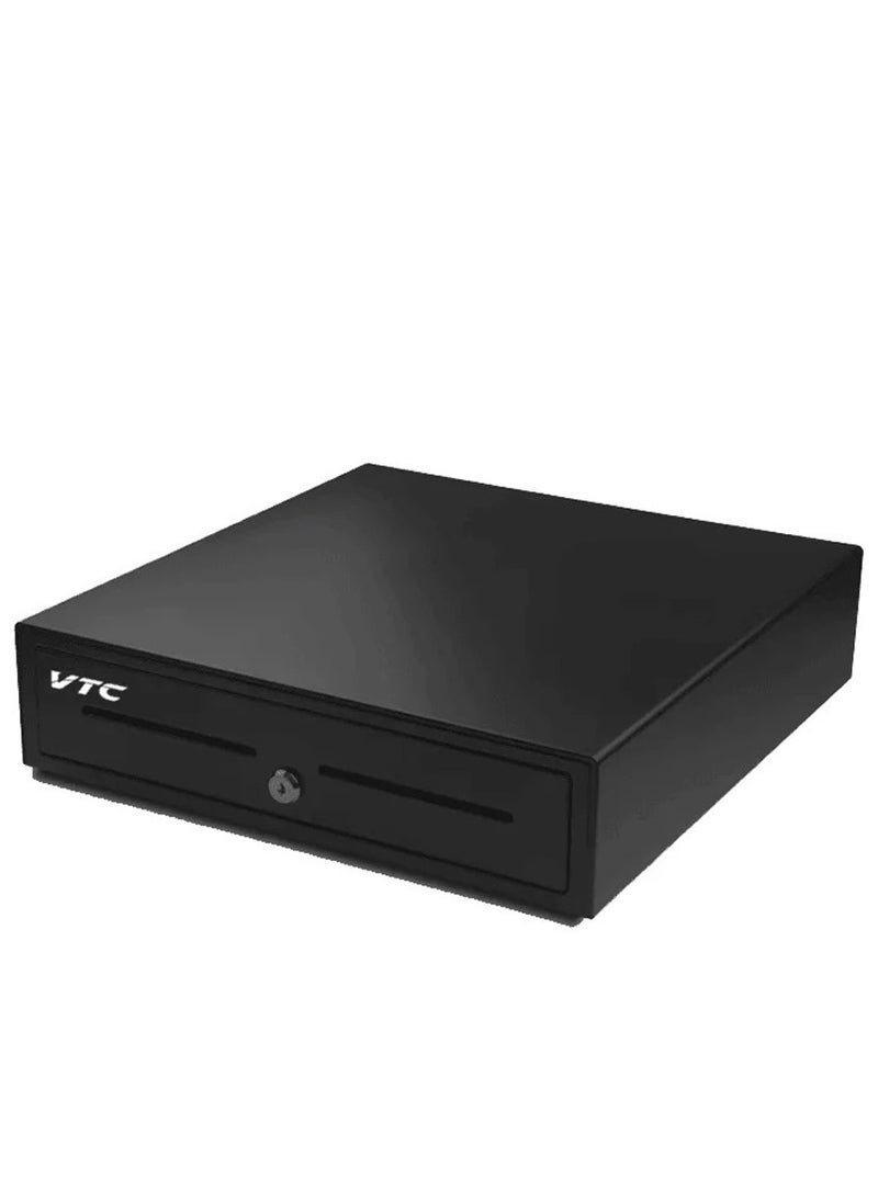 VTC - Lightweight cash drawer with 8 slots for coins 5 for banknotes (adjustable) USB - Image 1