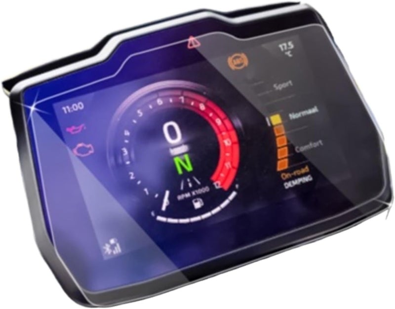 Vuzmode Motorcycle Dashboard Protection Film for Tiger 1200 - Image 1