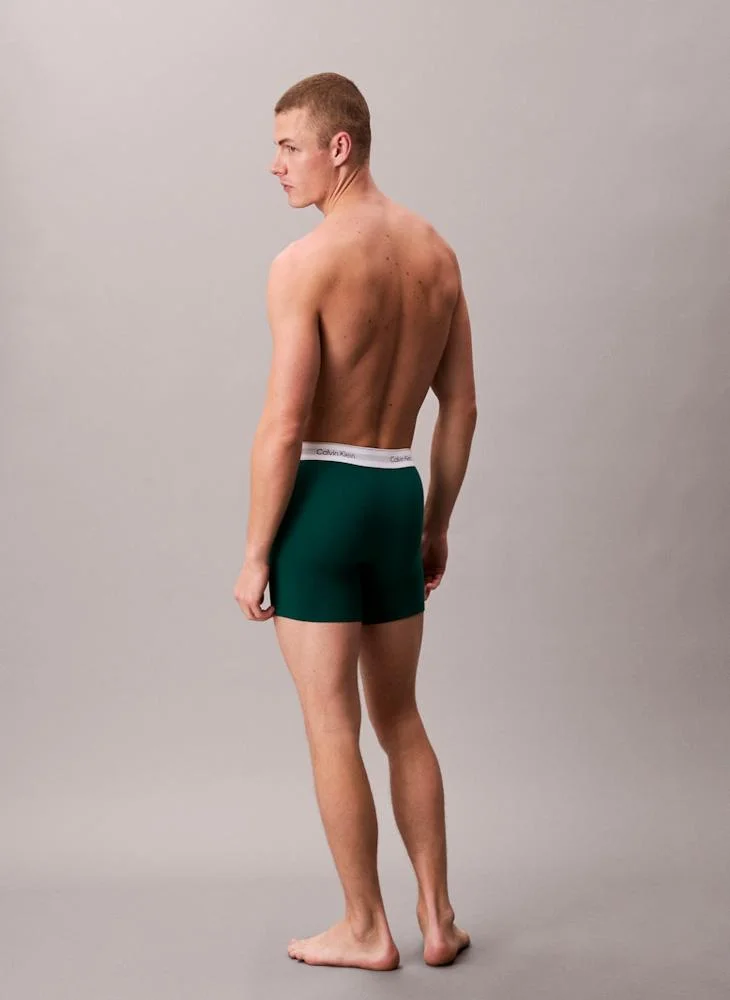 CALVIN KLEIN 3 Pack Boxer Briefs - Icon Cotton Stretch